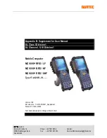 Bartec MC 9090ex RFID / LF Manual preview