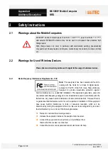 Preview for 6 page of Bartec MC 9090ex RFID/LF Manual