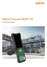 Preview for 1 page of Bartec MC93ex-NI Quick Start Manual