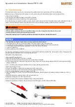 Preview for 40 page of Bartec PBTC-300 Operation And Installation Manual