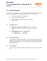 Preview for 24 page of Bartec POLARIS Panel PC 19.1" User Manual