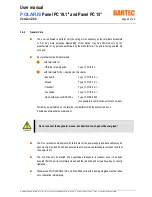 Preview for 25 page of Bartec POLARIS Panel PC 19.1" User Manual