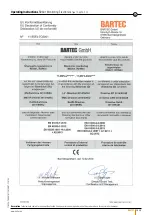 Предварительный просмотр 4 страницы Bartec RDA01 Operating Instructions Manual