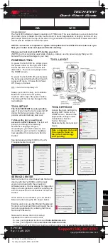 Preview for 1 page of Bartec TECH 1000 Quick Start Manual