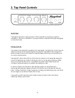 Предварительный просмотр 8 страницы Bartel Amplifiers Sugarland User Manual