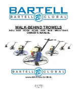 Предварительный просмотр 1 страницы Bartell Global B424 Owner'S Manual