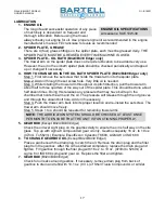 Preview for 17 page of Bartell Global B424 Owner'S Manual