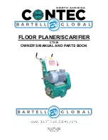 Preview for 1 page of Bartell Global CONTEC CT320 Owner'S Manual And Parts Book