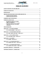 Preview for 4 page of Bartell Global CONTEC CT320 Owner'S Manual And Parts Book