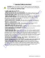 Preview for 8 page of Bartell Global Innovatech Terminator T-2200PRO Complete Manual