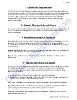 Preview for 12 page of Bartell Global Innovatech Terminator T-2200PRO Complete Manual