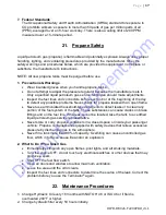 Preview for 18 page of Bartell Global Innovatech Terminator T-2200PRO Complete Manual