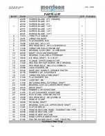 Preview for 17 page of Bartell Global Morrison UNI-SCREED Owner'S Manual And Parts List