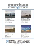 Предварительный просмотр 20 страницы Bartell Global Morrison UNI-SCREED Owner'S Manual And Parts List