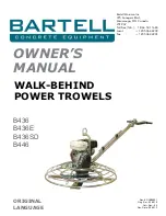 Bartell B430 Owner'S Manual preview