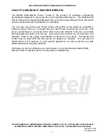 Preview for 5 page of Bartell B430 Owner'S Manual