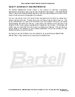 Preview for 5 page of Bartell BM90 Owner'S Manual And Parts Book