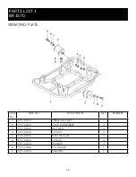 Предварительный просмотр 16 страницы Bartell BR1570 Owner'S Manual And Parts Book