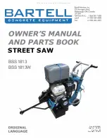 Bartell BSS1813 Owner'S Manual And Parts Book preview