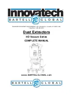 Bartell INNOVATECH HD Vacuum Series Complete Manual предпросмотр