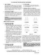 Preview for 10 page of Bartell TS100 Instruction	 Manual & Parts Book