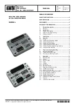 Предварительный просмотр 1 страницы Barth Mini-PLC STG-820 Manual