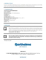 Предварительный просмотр 7 страницы Barthelme 66000757 Installation And Operating Instructions Manual