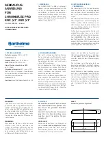 Barthelme CHROMOFLEX PRO KNX Instruction Manual preview