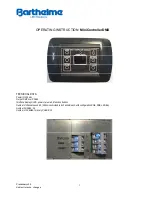 Предварительный просмотр 1 страницы Barthelme DMX503 Operating Instructions