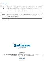 Предварительный просмотр 23 страницы Barthelme Verona 1.2S Installation And Operating Instructions Manual