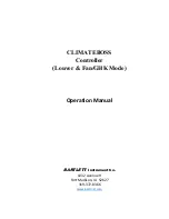 Bartlett ACLIMATEBOSSC Operation Manual preview