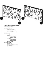 Barton Musical Circuits Auto-Seq Documentation предпросмотр