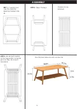 Preview for 4 page of Barton 38” BAMBOO COFFEE TABLE 90073 Owner'S Manual And Safety Instructions