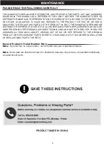 Preview for 6 page of Barton 90065 Owner'S Manual And Safety Instructions