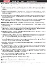 Preview for 3 page of Barton 96802 Owner'S Manual And Safety Instructions