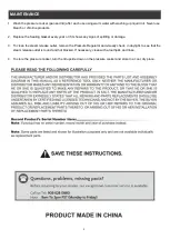 Preview for 6 page of Barton 99904 Owner'S Manual And Safety Instructions