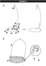 Предварительный просмотр 5 страницы Barton PATIO SWING CHAIR 93909 Owner'S Manual And Safety Instructions