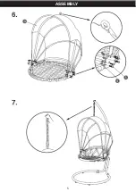 Предварительный просмотр 6 страницы Barton PATIO SWING CHAIR 93909 Owner'S Manual And Safety Instructions