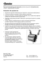 Preview for 12 page of Bartscher 100.080 Instruction Manual