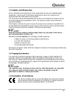 Preview for 4 page of Bartscher 100048 Translation Of The Original Instruction Manual