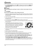 Preview for 11 page of Bartscher 100048 Translation Of The Original Instruction Manual