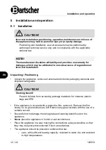 Preview for 14 page of Bartscher 100533 Original Instruction Manual