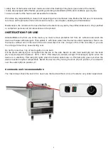 Preview for 5 page of Bartscher 101.530 Instructions For Installation And Use Manual