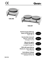 Bartscher 104.446 Instruction Manual preview