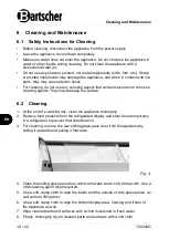 Preview for 20 page of Bartscher 105 Original Instruction Manual