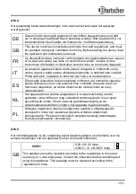 Предварительный просмотр 135 страницы Bartscher 1052303 Instruction Manual