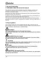 Preview for 19 page of Bartscher 105820 Instruction Manual