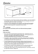 Preview for 12 page of Bartscher 106.793 Instruction Manual