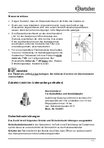 Preview for 13 page of Bartscher 106.793 Instruction Manual