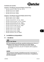 Preview for 17 page of Bartscher 107300 Manual